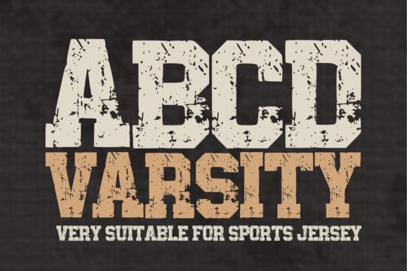 Abcd Varsity: The Perfect Sporty Typeface for Makers