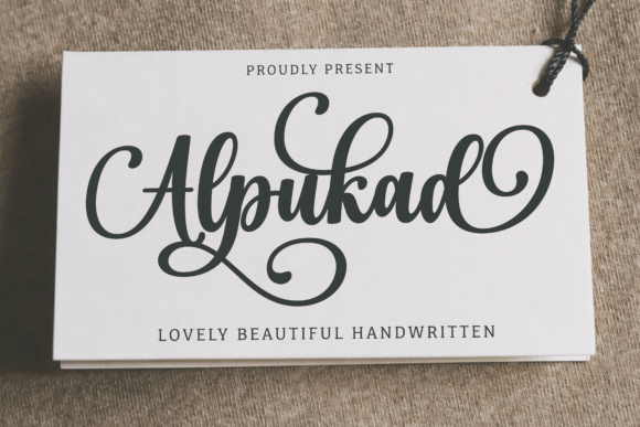 Alpukad: A Luxurious Script Handwritten Font for Modern Branding