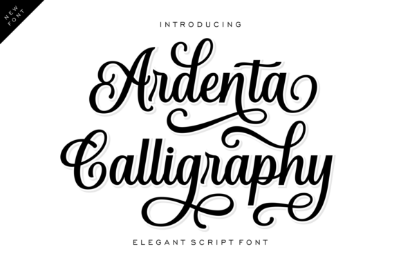 Ardenta Calligraphy Typeface Review for Makers