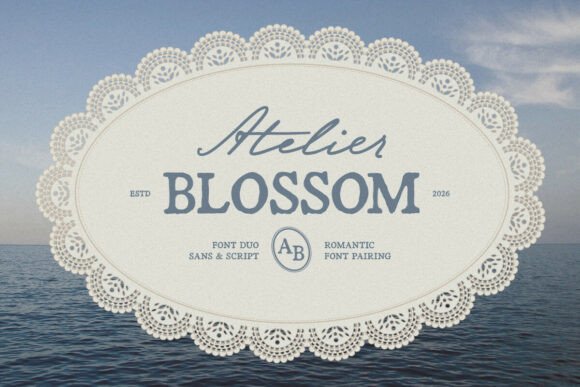 Atelier Blossom: The Elegant Script Handwritten Fonts for Crafters