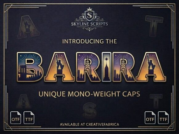 Barira Typeface Review: A Golden-Hour Display Font for Editorial Design