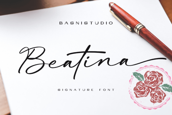 Beatina: A Premium Script Handwritten Font for Luxury Web Design