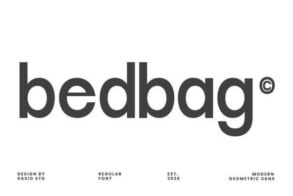 Bedbag: The Modern Geometric Sans Serif for Web Design