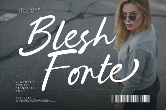 Blesh Forte: The Script Handwritten Typeface for Authentic Campaign Design