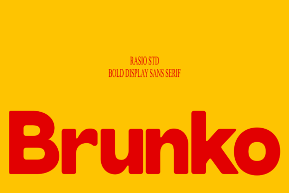 Brunko: The Heavy Rounded Typeface for Standout Digital Branding