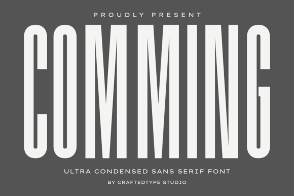Comming Display Typeface for High-Impact Digital Campaigns
