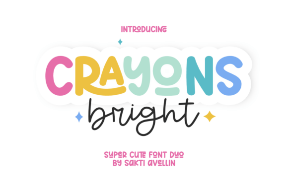 Crayons Bright: The Perfect Creative Font for Whimsical Branding