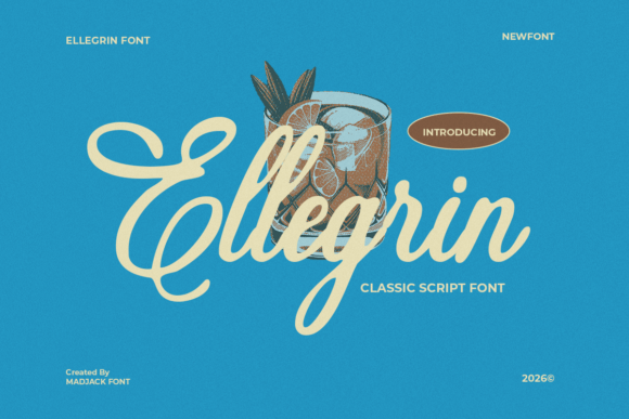 Ellegrin: The Bold Script Handwritten Fonts for Boutique Branding