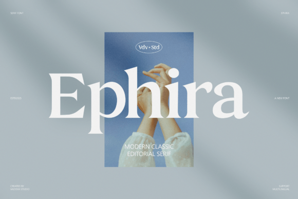 Ephira Typeface for Premium Campaign Design