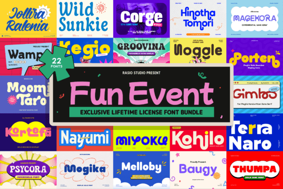 Fun Event: A Playful Sans Serif for Bold Branding