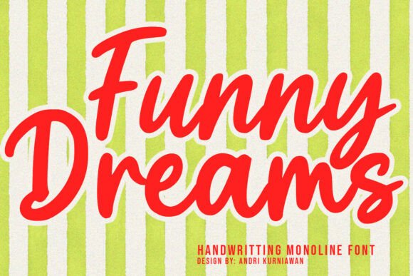 Funny Dreams: The Perfect Handwritten Font for Creative Branding