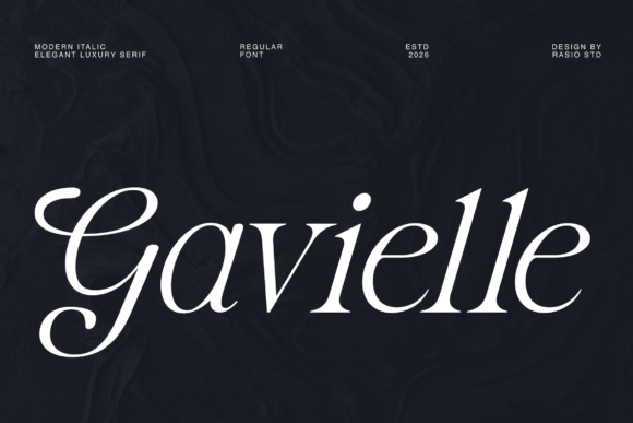 Gavielle: A Modern Luxury Serif for Elegant Branding