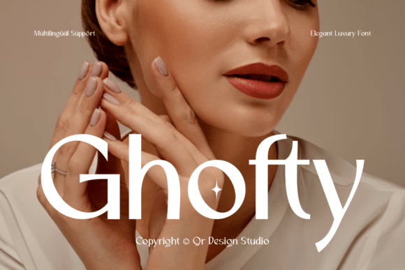 Ghofty Typeface: Elevating Luxury Campaign Visuals