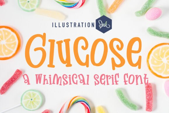Glucose Family: A Quirky Display Typeface for Vibrant Editorial Design