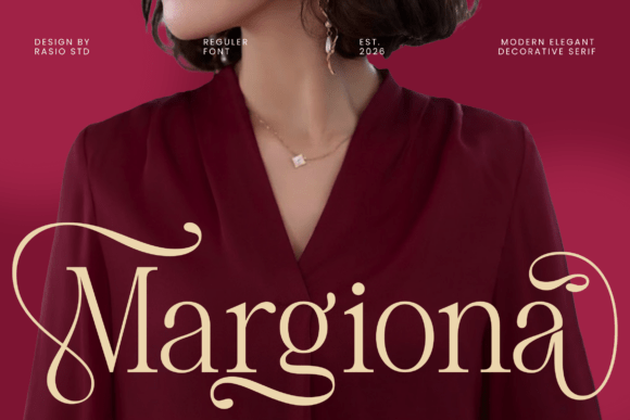 Margiona: A Majestic Serif Font for Elegant Handmade Branding