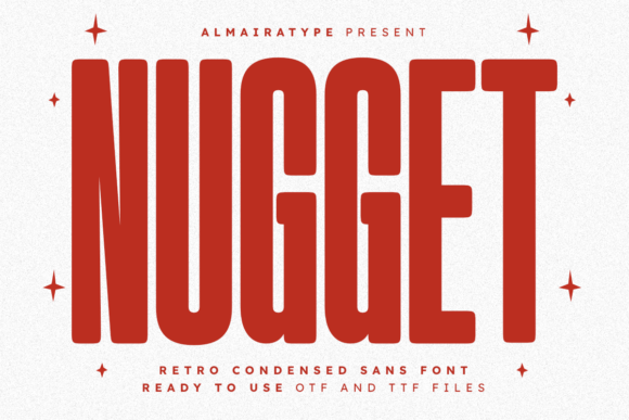 Nugget: The Retro Condensed Sans Serif Font for Bold Craft Brands