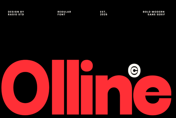Olline: The Bold Sans Serif Typeface for Scroll-Stopping Campaigns