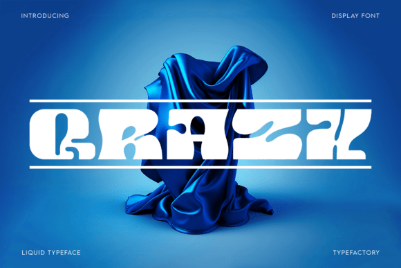 Qrazx: Futuristic Y2K Display Font for Bold Web Design