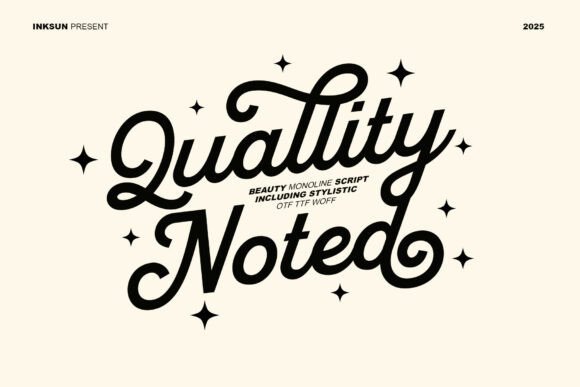 Quallity Noted: A Handwritten Font for Modern Web Design