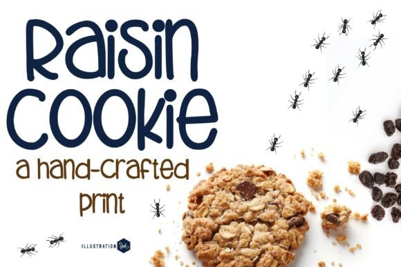 Raisin Cookie Family: The Rustic Typeface for Handmade Brands