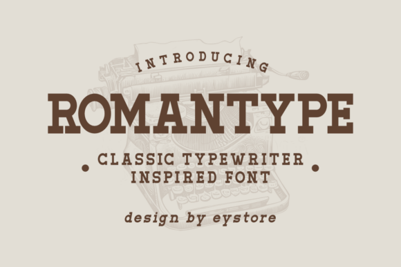 Romantype: A Vintage Slab Serif for Modern Brand Identity