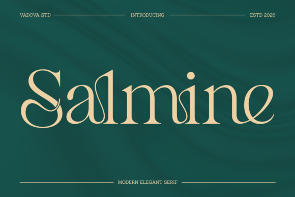 Salmine: The Modern Serif Font for Luxury Crafts