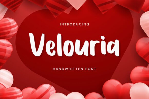 Velouria: A Handwritten Typeface for Gentle Editorial Design