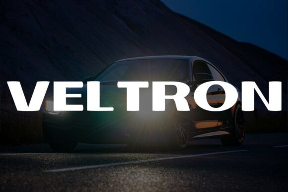 Veltron: The Ultra-Wide Display Typeface for Modern Branding