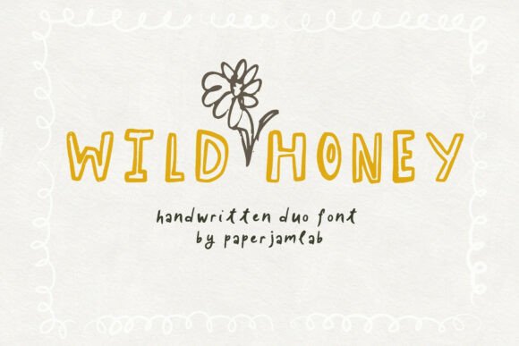 Wild Honey: A Quirky Script Handwritten Font for Dreamers