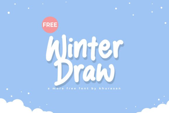 Winter Draw Typeface Review: A Brush-Style Handwritten Font for Seasonal Branding